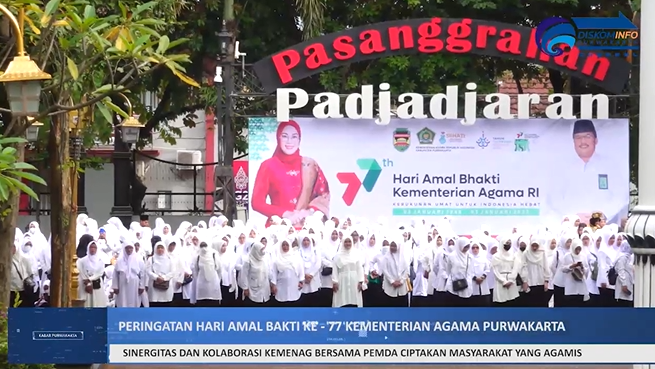 UPACARA PERINGATAN HARI AMAL BAKTI KEMENTERIAN AGAMA PURWAKARTA KE 77