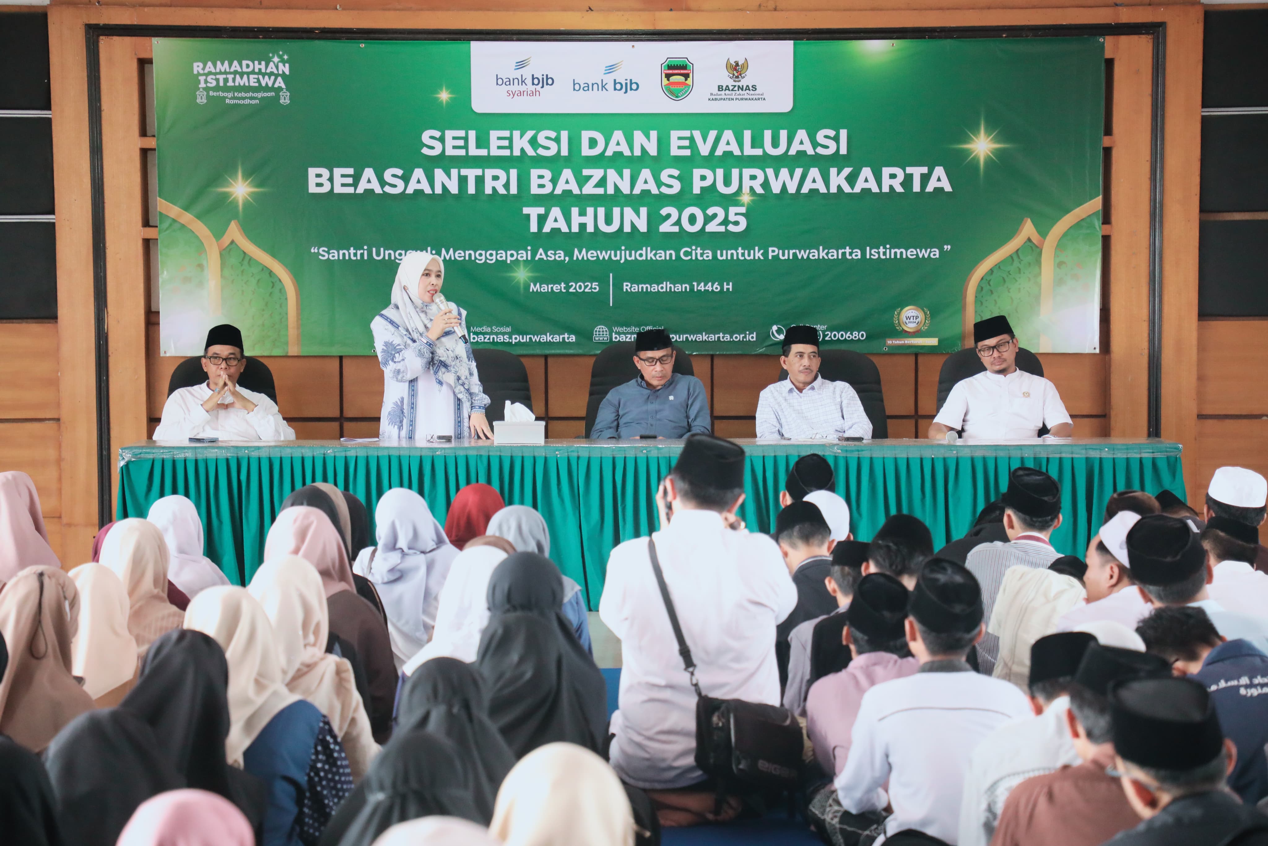 Baznas dan Disdik Purwakarta Gelar Seleksi dan Evaluasi Beasantri 2025