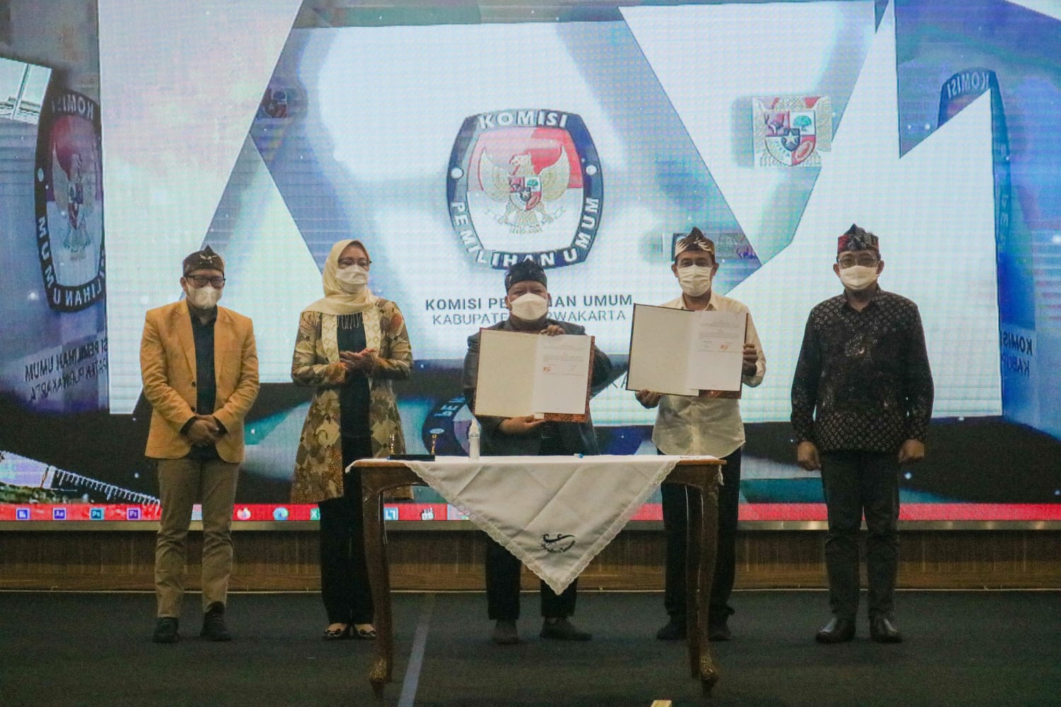 KPU RI Launching Desa Peduli Pemilu di Kabupaten Purwakarta