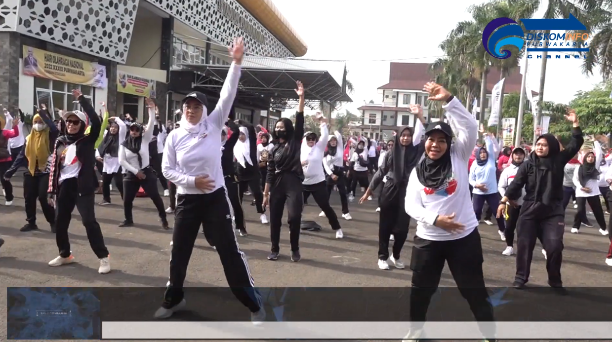 PEMKAB GELAR JALAN SANTAI DAN SENAM PURWAKARTA ISTIMEWA