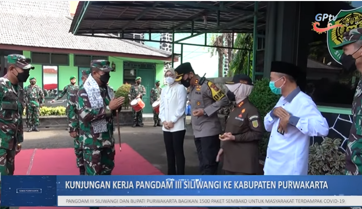 KUNJUNGAN KERJA PANGDAM III SILIWANGI