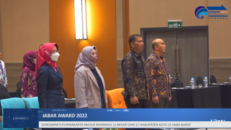 DISKOMINFO PURWAKARTA MASUK NOMINASI 10 BESAR PADA JABAR AWARD 2022