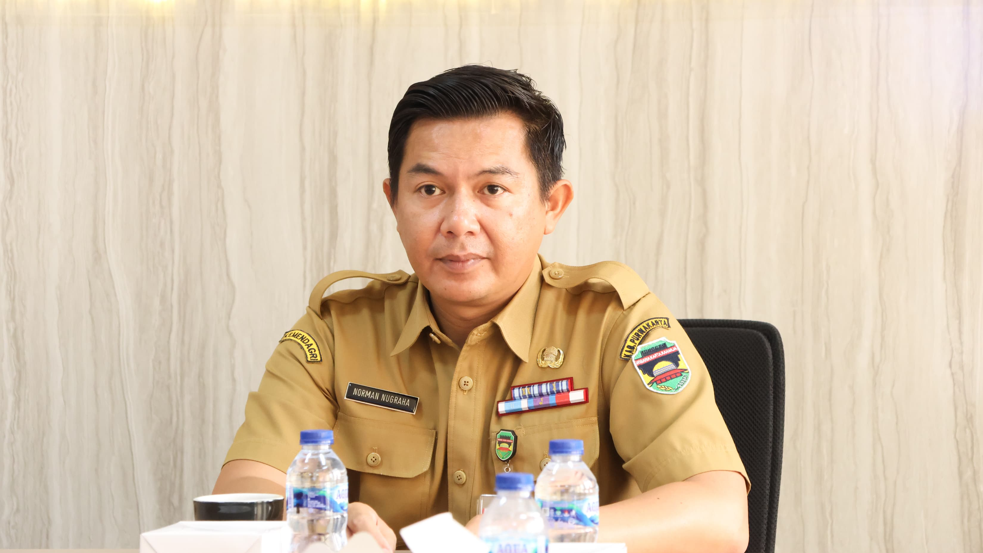 Mewakili Bupati Purwakarta, Sekda Ikuti Rakor Pengendalian Inflasi Secara Virtual