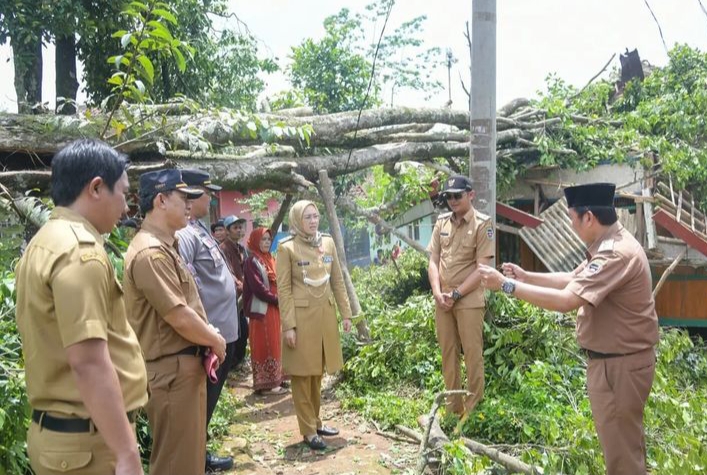 Tanggulangi Dampak Puting Beliung Bojong, Pemkab Purwakarta Lakukan Mitigasi Bencana