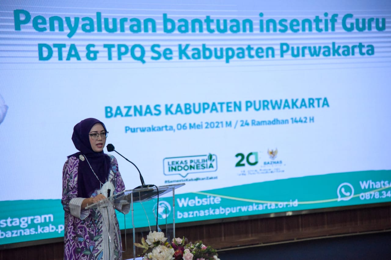 Baznas Purwakarta Salurkan Bantuan untuk Guru DTA dan TPQ
