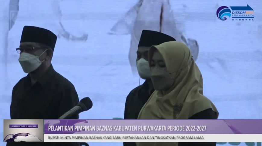 PELANTIKAN PIMPINAN BAZNAS KABUPATEN PURWAKARTA PERIODE 2022-2027