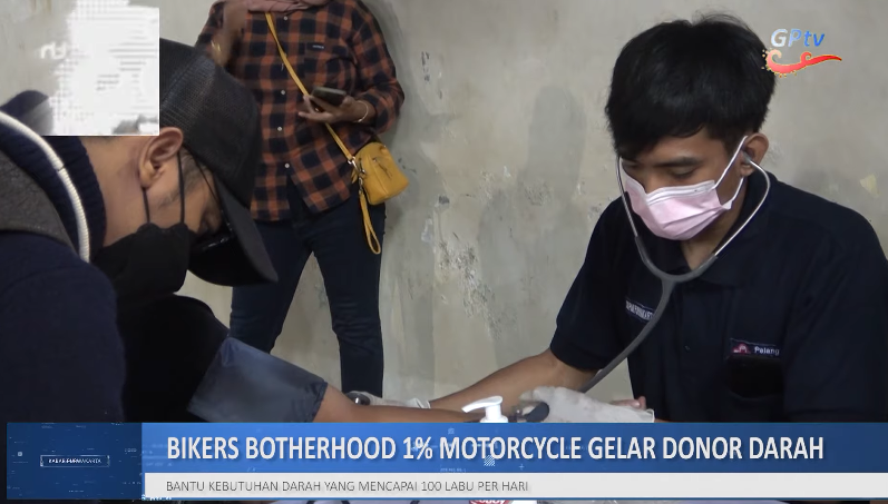 GELAR BHAKTI SOSIAL DONOR DARAH, AMBU ANNE RATNA MUSTIKA APRESIASI BROTHERHOOD 1% MC PURWAKARTA