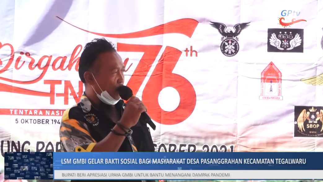 DI KAKI GUNUNG PARANG, AMBU ANNE RATNA MUSTIKA GELAR BHAKTI SOSIAL BERSAMA GMBI