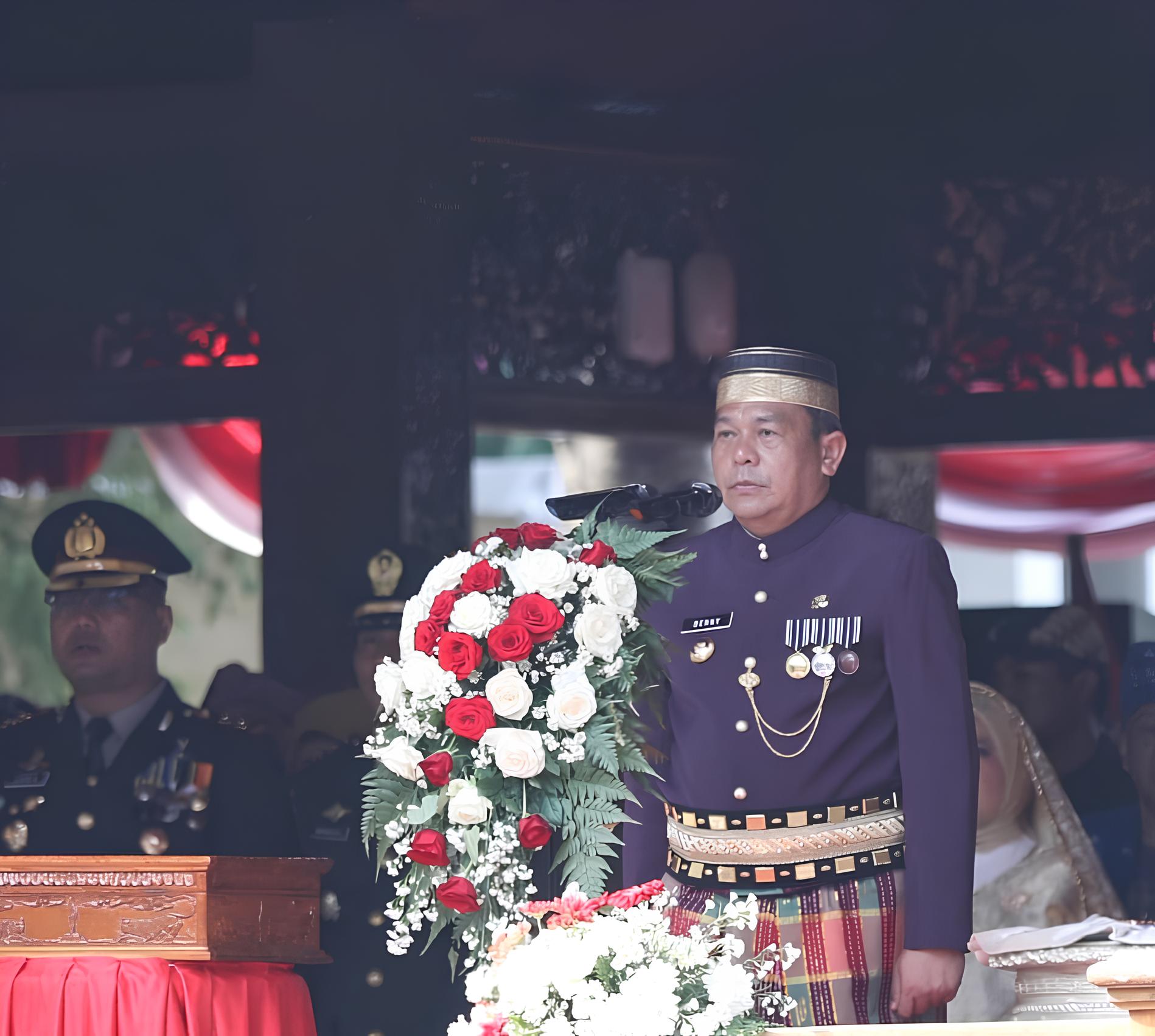 Penjabat Bupati Purwakarta Pimpin Upacara Peringatan HUT RI ke-79