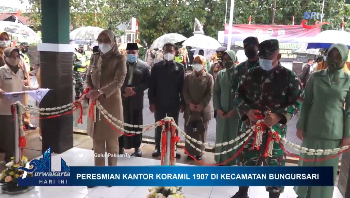 Peresmian Kntor Koramil Ke 7 di Purwakarta