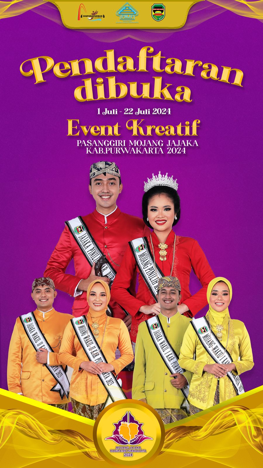 Pendaftaran Pasanggiri Mojang Jajaka Purwakarta 2024 Resmi Dibuka