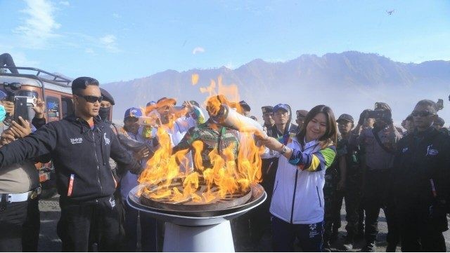 Persiapan Kedatangan Api Obor Asian Games XVIII 2018