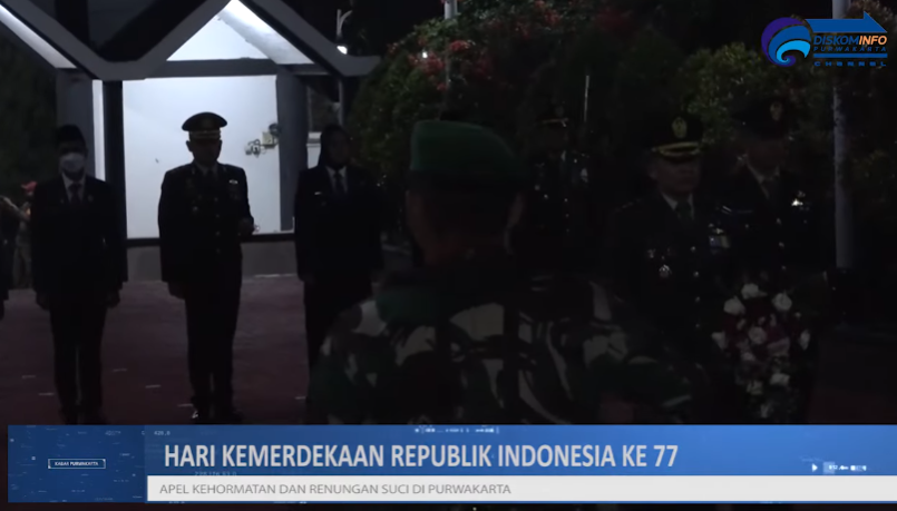 APEL KEHORMATAN DAN RENUNGAN SUCI DI TAMAN MAKAM PAHLAWAN SIRNARAGA PURWAKARTA