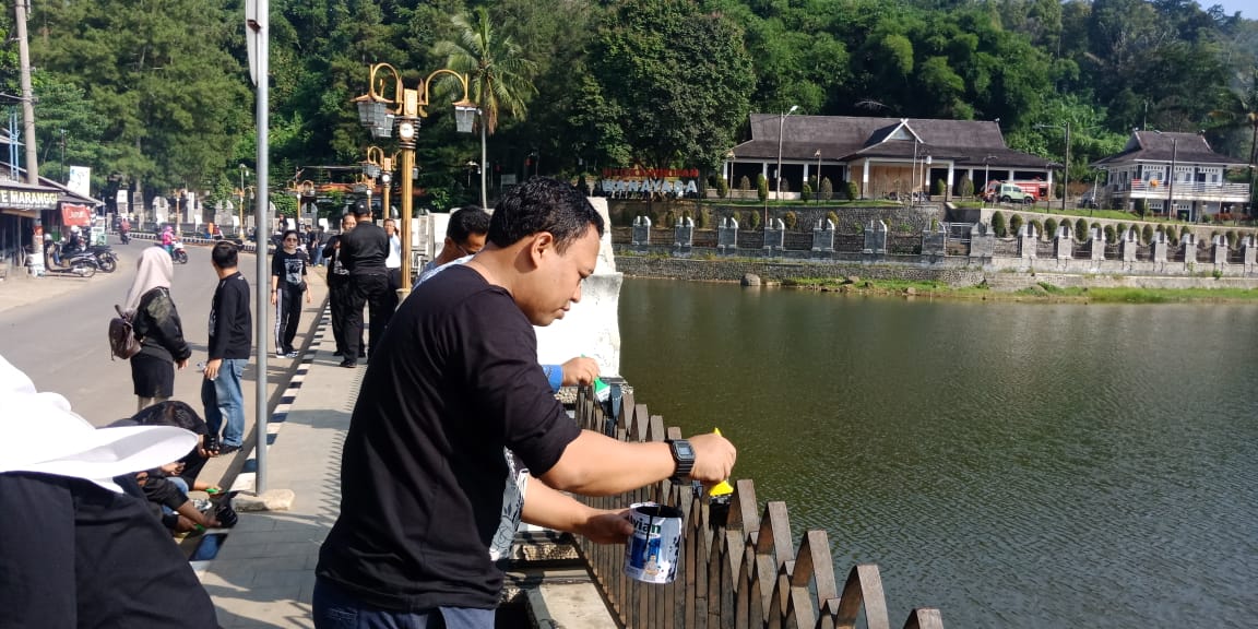 Jumsih, BKPSDM Purwakarta Percantik Situ Wanayasa