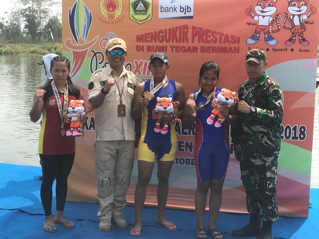 Purwakarta Geser Bandung Barat di Puncak Klasemen Medali Cabor Dayung