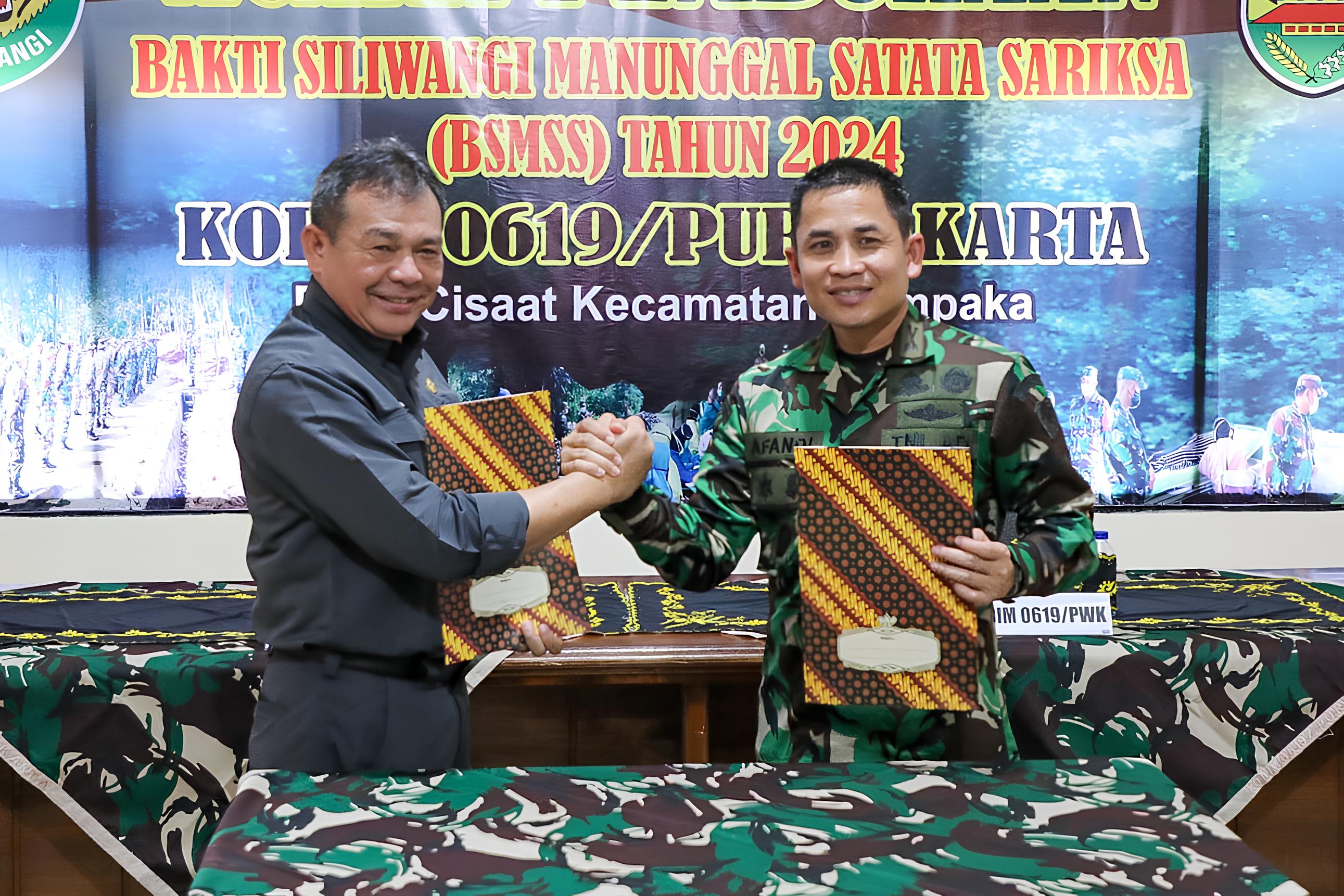 Kolaborasi Membangun Negeri, Penjabat Bupati dan Dandim Purwakarta Buka BSMSS 2024