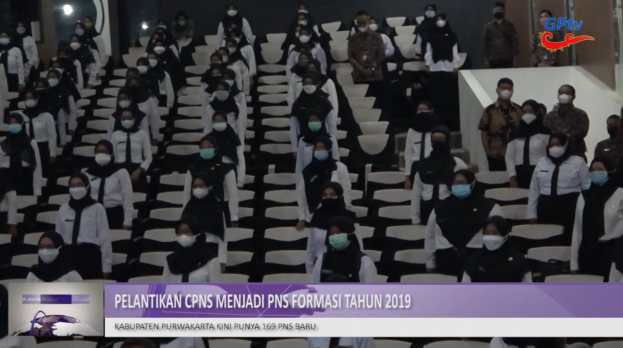 CPNS FORMASI 2019 DILANTIK, KABUPATEN PURWAKARTA KINI PUNYA 169 PNS BARU
