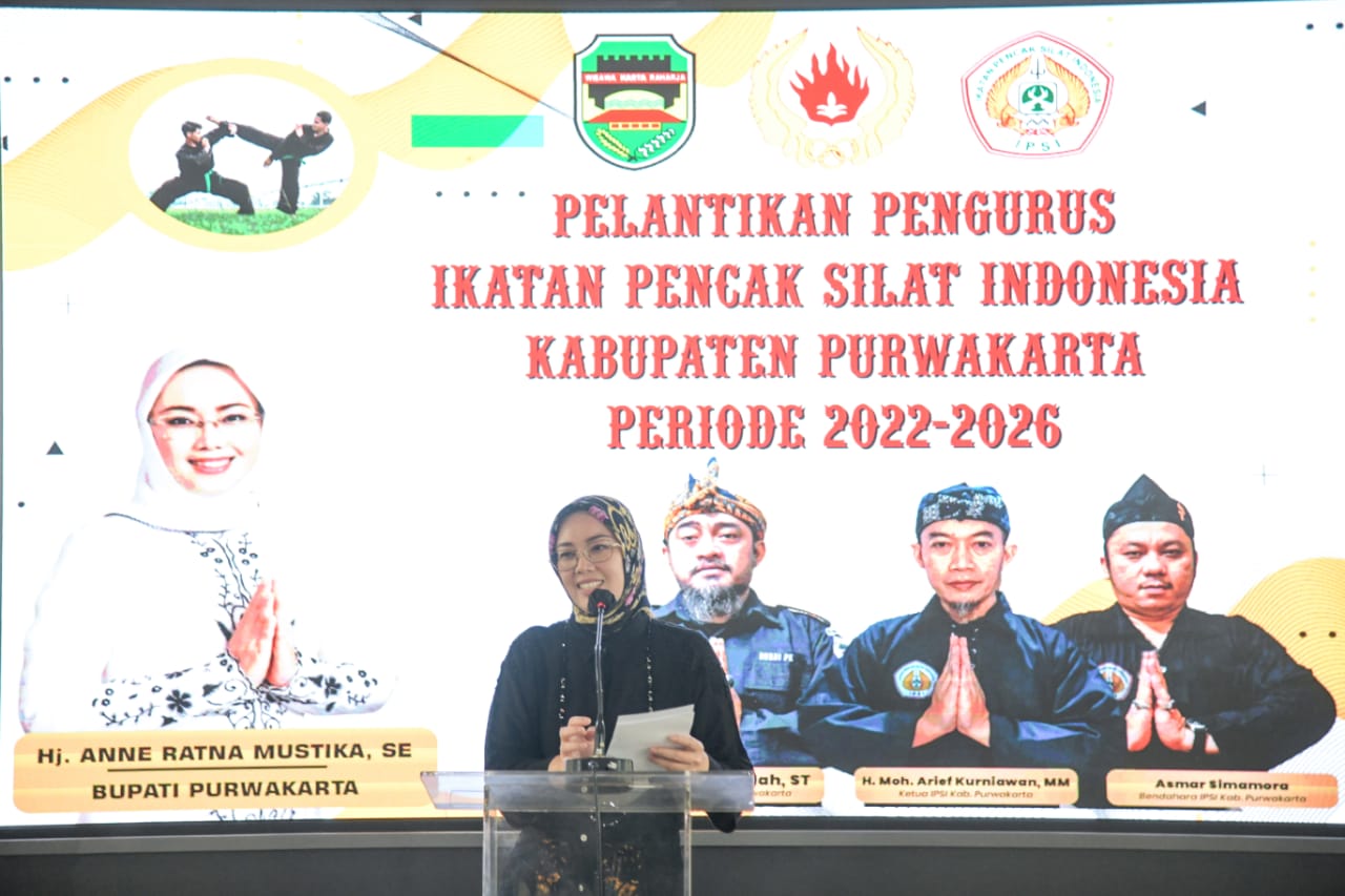Bupati Purwakarta Hadiri Pelantikan Pengurus IPSI Kabupaten Purwakarta periode 2022-2026