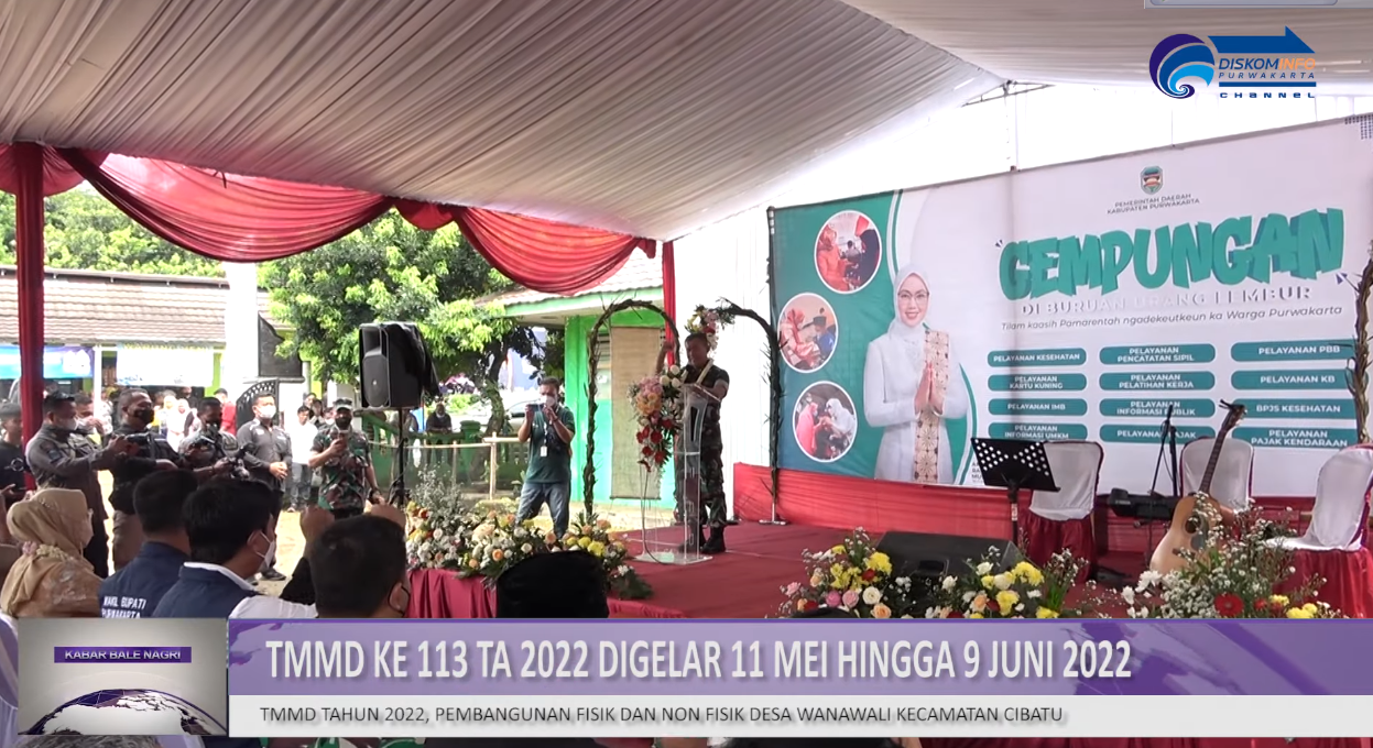 TMMD KE 113 TAHUN 2022 DI DESA WANAWALI KECAMATAN CIBATU