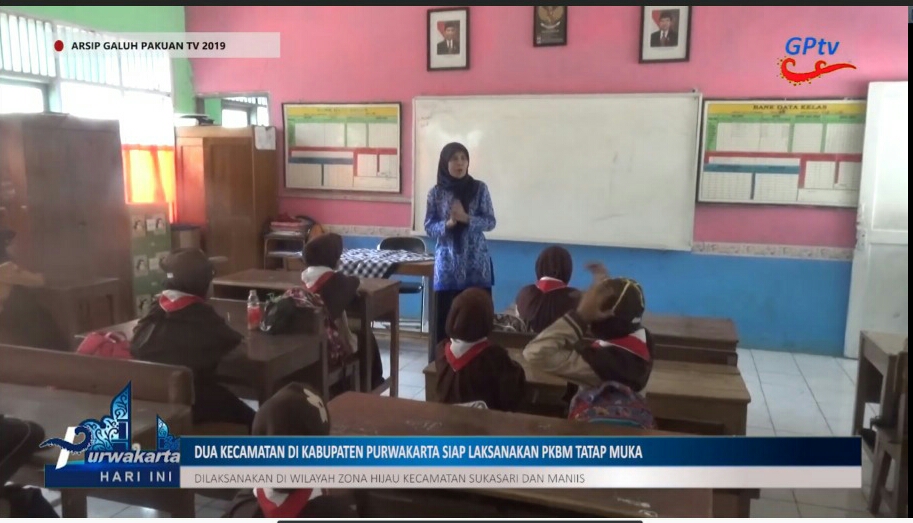DUA KECAMATAN ZONA HIJAU DI PURWAKARTA SIAP MELAKUKAN SEKOLAH TATAP MUKA