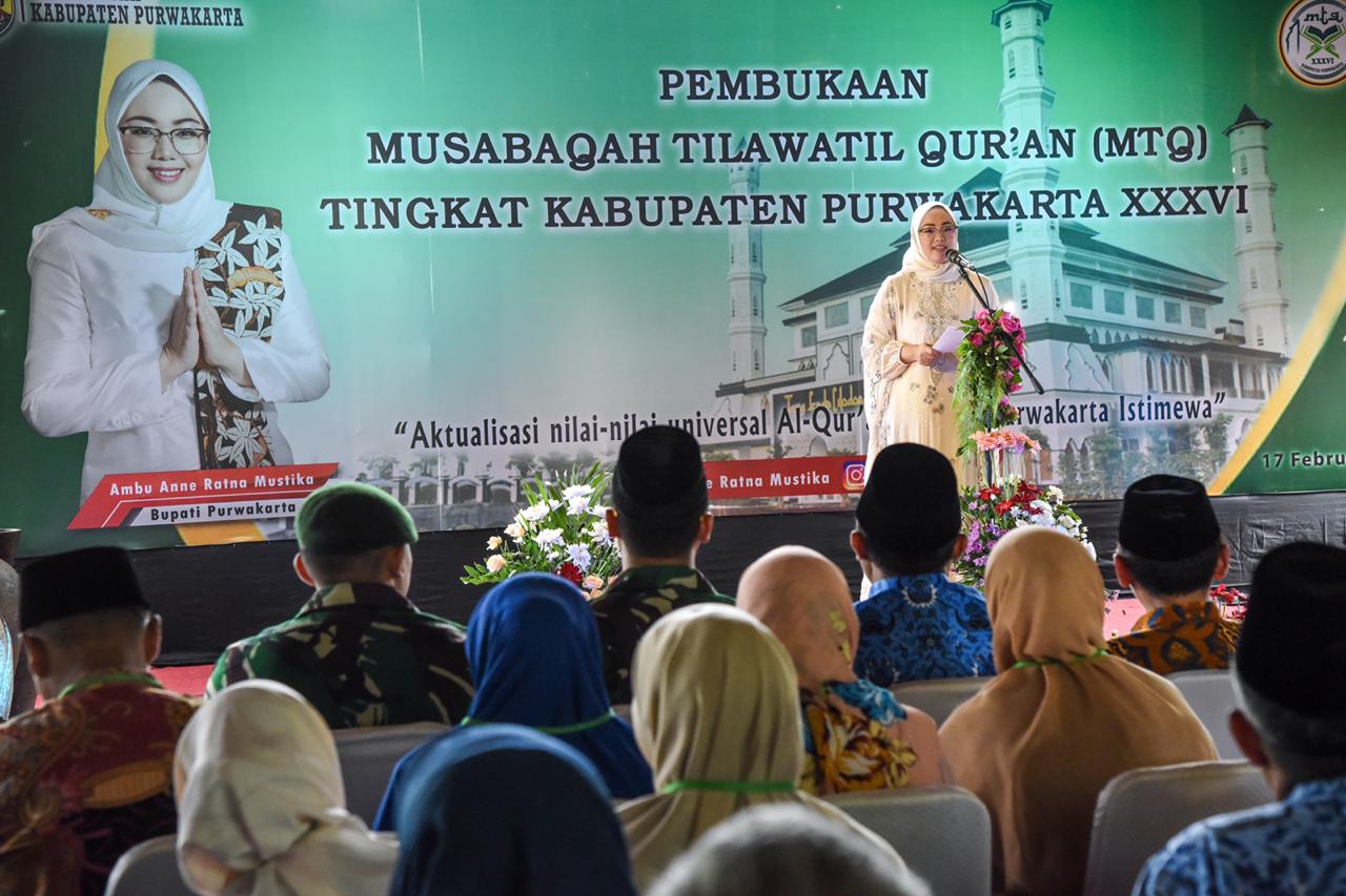 MTQ Ke 36, Wujudkan Masyarakat Purwakarta Yang Qur'ani