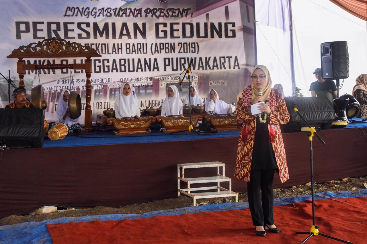 Bupati Anne : SMK 3 Linggabuana, Sekolah Pertama Yang Mengusung Kearifan Lokal