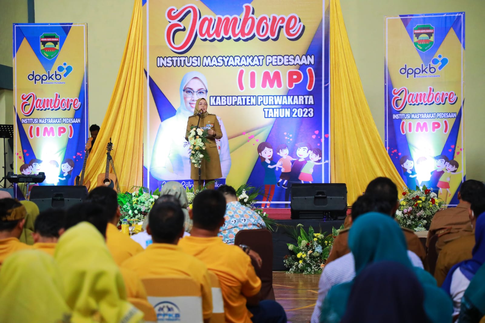 Jambore IMP, Ribuan Emak-emak Kader KB Kumpul di GOR Purnawarman   