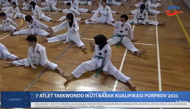 PURWAKARTA LEPAS 7 ATLET TAEKWONDO UNTUK MAJU DI PORPROV JABAR 2021