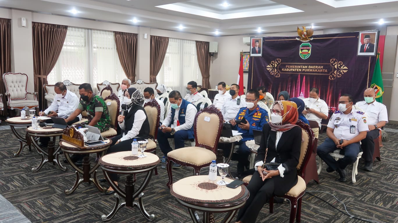 Pemkab Purwakarta Koordinasikan Mitigasi Hadapi Gelombang Ketiga Omicron