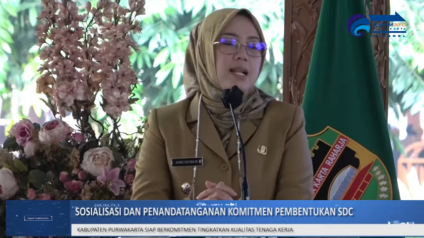 KABUPATEN PURWAKARTA BERKOMITMEN TINGKATKAN KUALITAS TENAGA KERJA MELALUI SDC