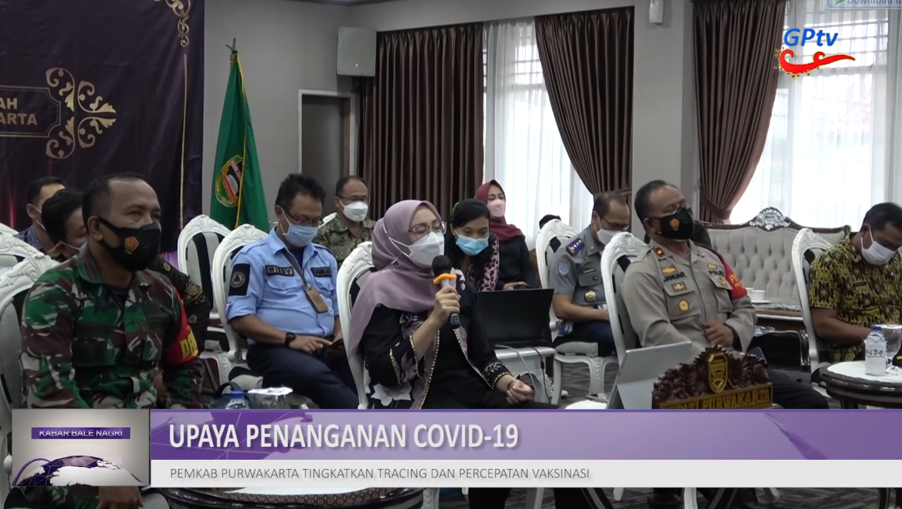 PEMKAB PURWAKARTA TINGKATKAN TRACING DAN PERCEPATAN VAKSINASI