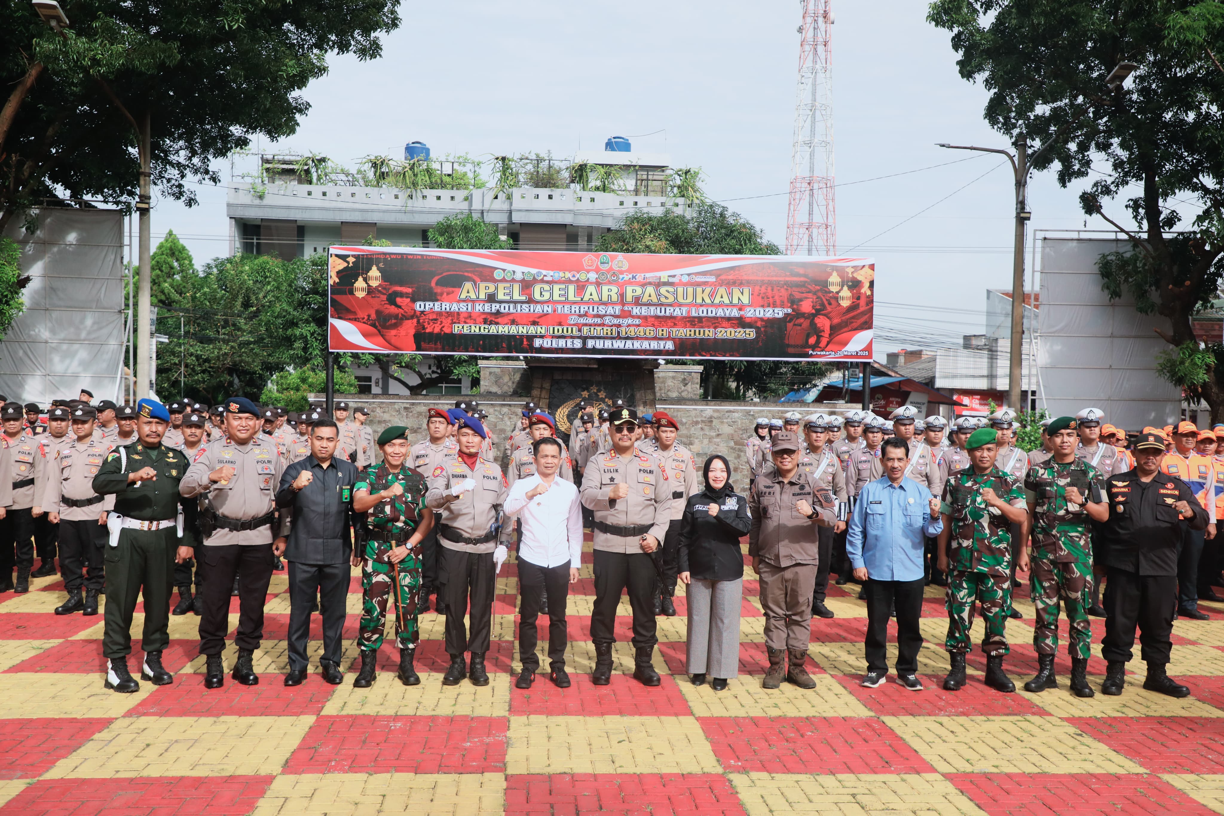 Gelar Pasukan Operasi Ketupat Lodaya 2025, Om Zein: Sinergitas TNI-Polri Ciptakan Rasa Aman