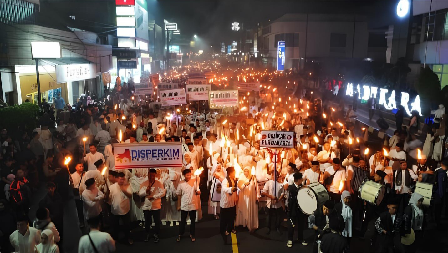 Sambut 1 Muharam dan Meriahkan Hari Jadi Purwakarta, Pemkab Gelar Doa Bersama dan Pawai Obor