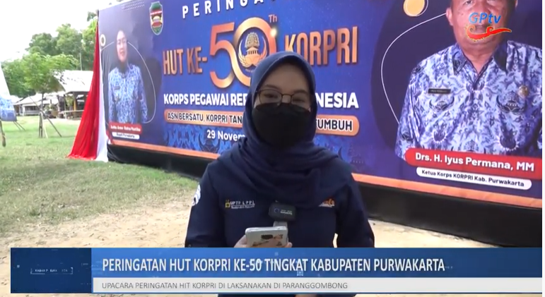 PERINGATAN HUT KORPRI KE-50 DI KABUPATEN PURWAKARTA