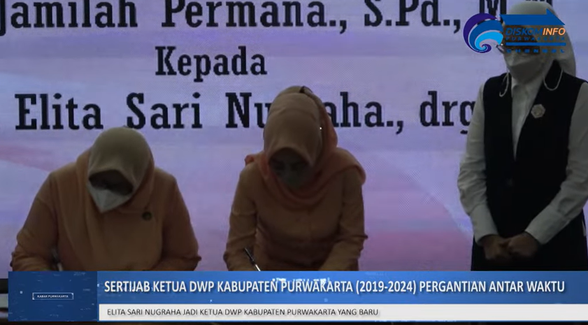 SERTIJAB KETUA DHARMA WANITA PERSATUAN (DWP) KABUPATEN PURWAKARTA PERIODE 2019-2024