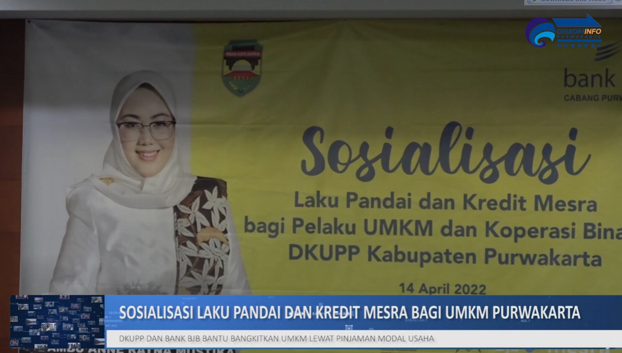 SOSIALISASI LAKU PANDAI DAN KREDIT MESRA BAGI UMKM PURWAKARTA