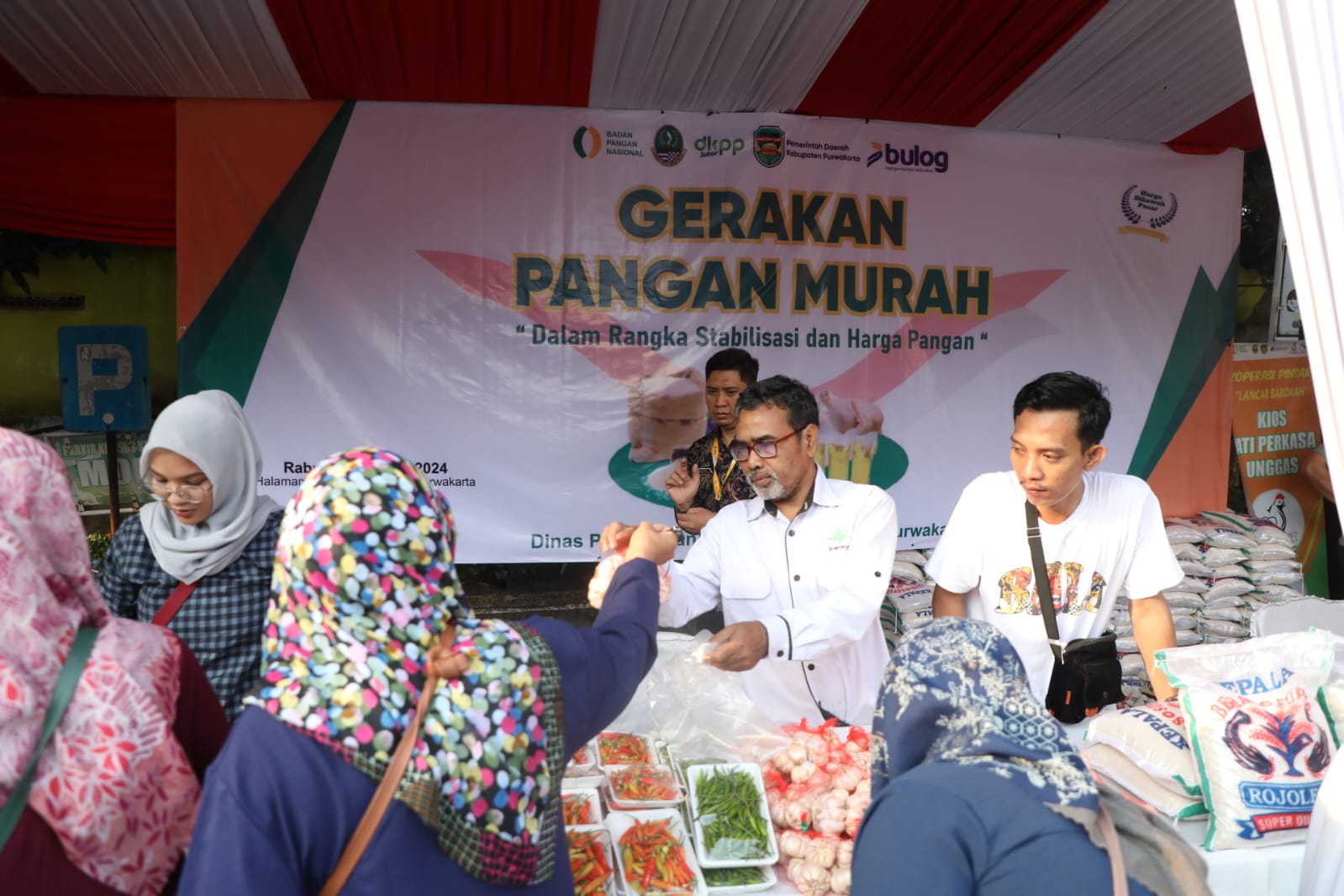 Penjabat Bupati Purwakarta Monitoring Implementasi Program Gerakan Pangan Murah