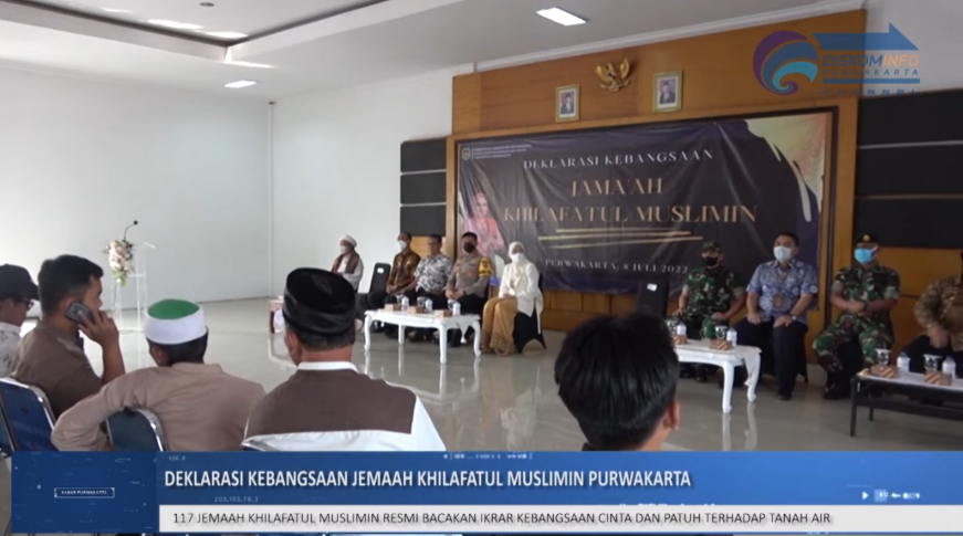 117 JEMAAH KHILAFATUL MUSLIMIN PURWAKARTA RESMI LAKUKAN DEKLARASI KEBANGSAAN