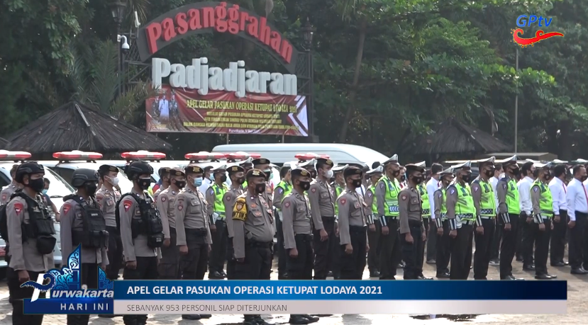 CEGAH MUDIK LEBARAN, BUPATI PIMPIN APEL PASUKAN OPERASI KETUPAT TAHUN 2021