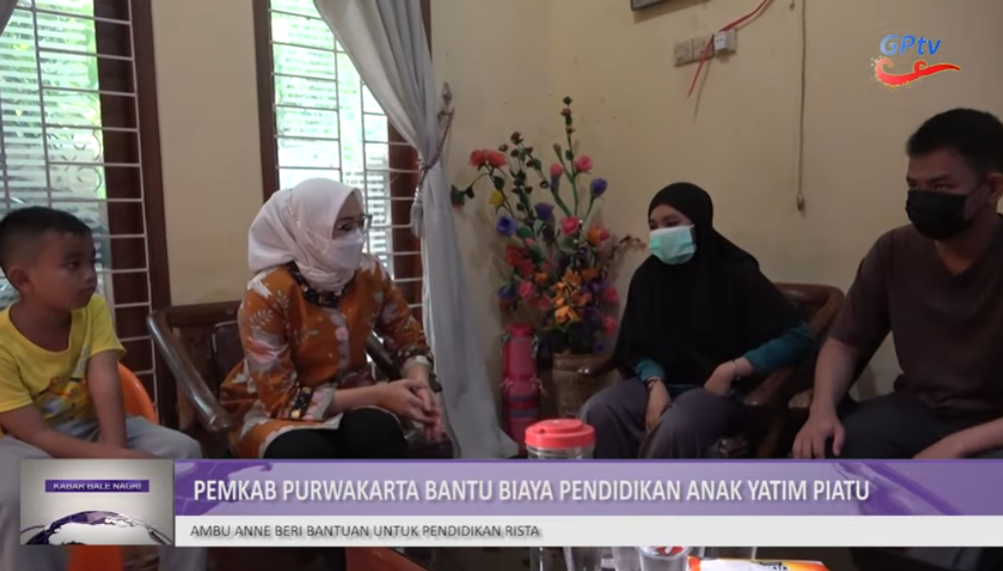 ORANG TUA WAFAT SAAT PANDEMI, AMBU ANNE RATNA MUSTIKA JAMIN PENDIDIKAN UNTUK RISTA DAN KEDUA ADIKNYA