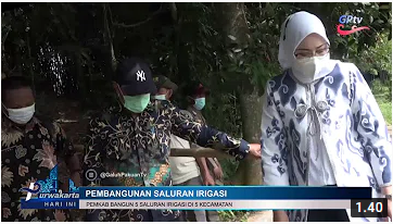 Pemkab Purwakarta Bangun 5 Saluran Irigasi di 5 Kecamatan