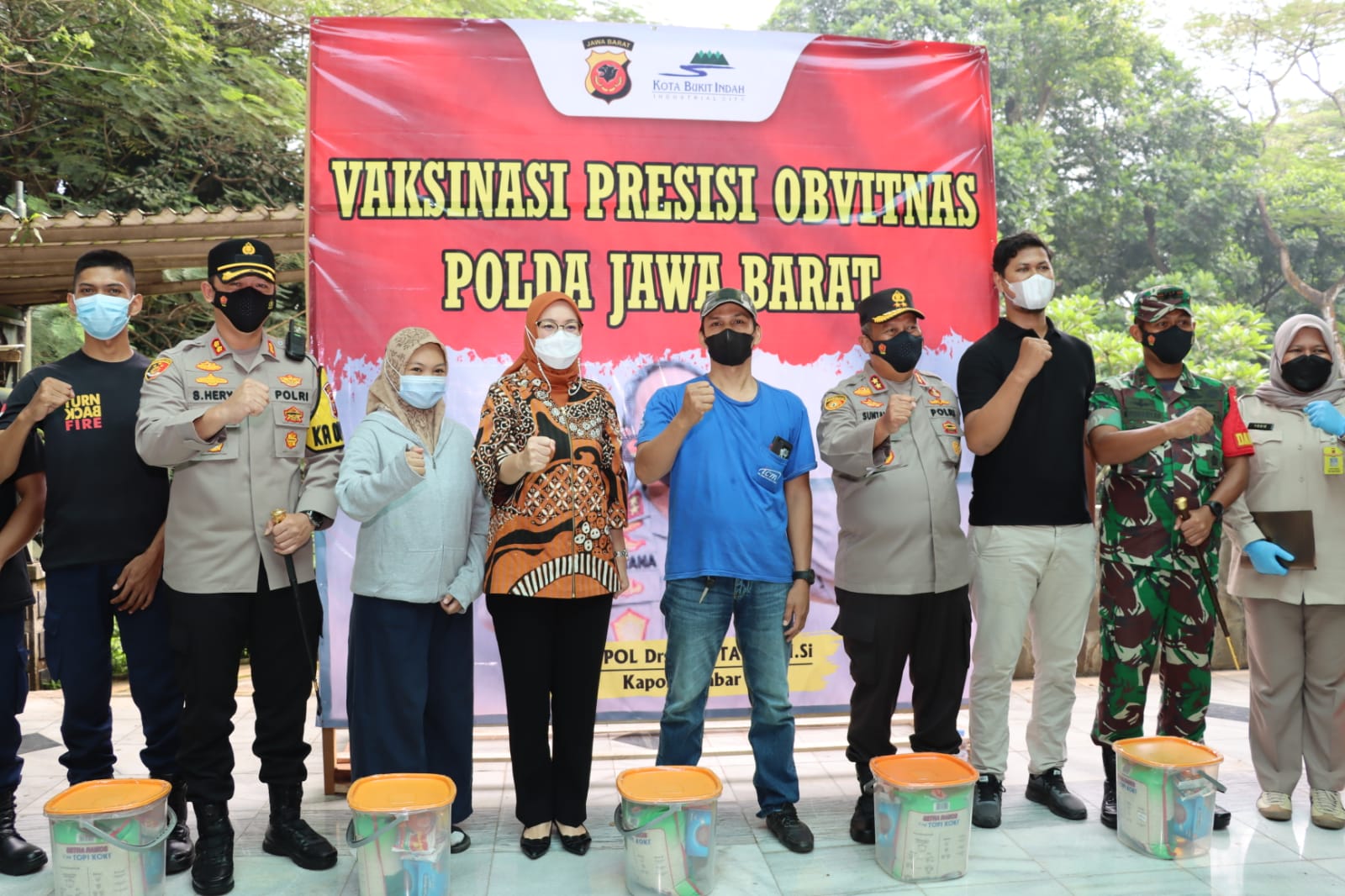 Monitoring Capaian Vaksinasi Presisi, Kapolda Jabar Kunjungi Purwakarta