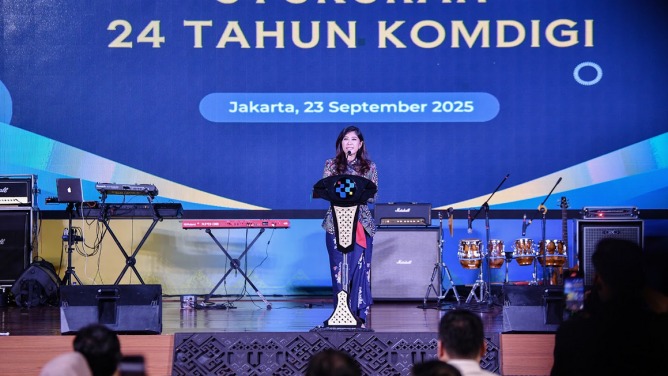 Kesederhanaan Jadi Jalan Inovasi, Pesan Meutya Hafid di HUT ke-24 Komdigi