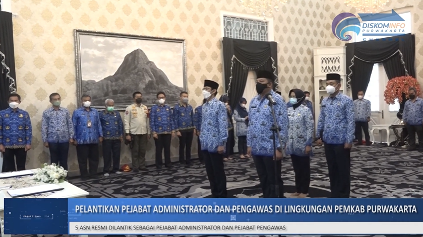 5 ASN RESMI DILANTIK SEBAGAI PEJABAT ADMINISTRATOR DAN PENGAWAS DI LINGKUNGAN PEMKAB PURWAKARTA