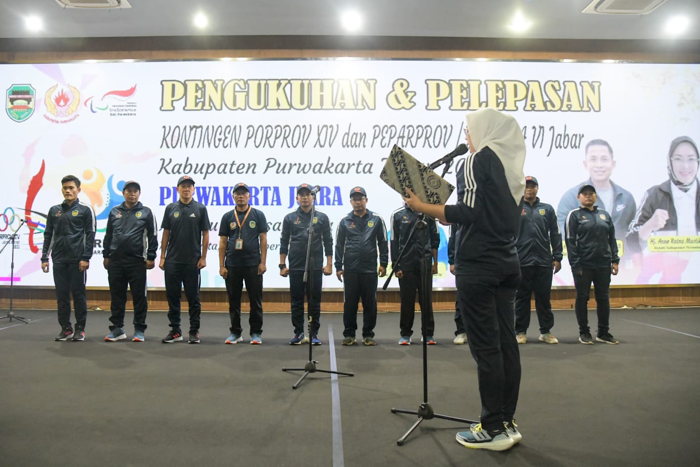 Targetkan Masuk 10 Besar, Bupati Purwakarta Lepas Ratusan Atlet Kontingen Porprov XIV