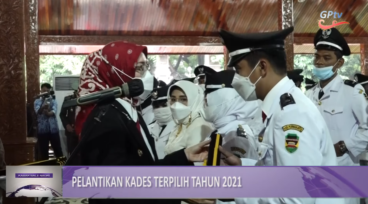 PELANTIKAN KADES TERPILIH SERENTAK KABUPATEN PURWAKARTA PERIODE 2021-2027