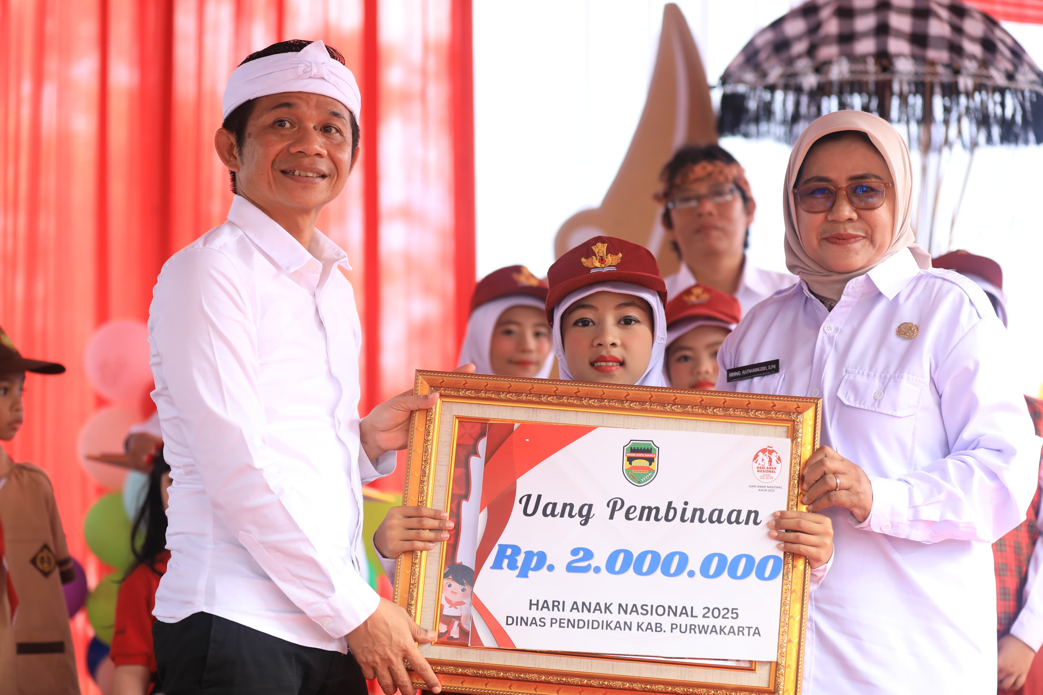 Desa Citalang Tegalwaru Semarak: Hari Anak, Pelayanan Publik, dan Bantuan Pangan Bersatu