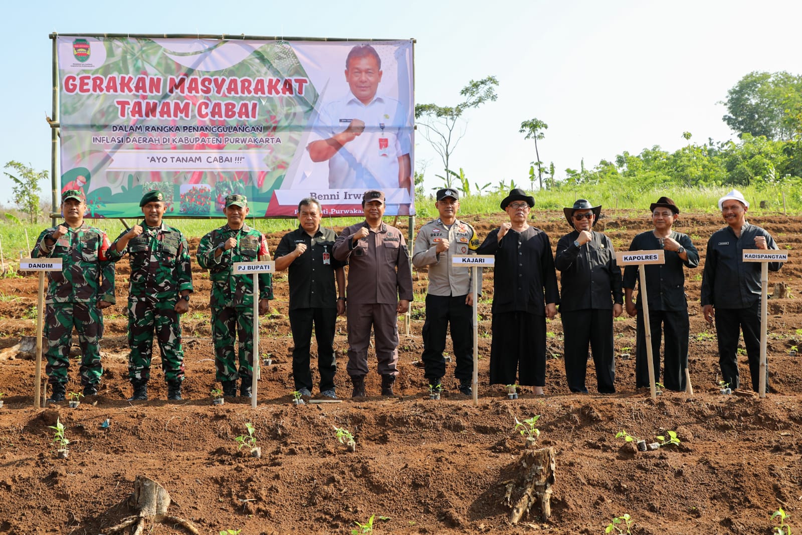 Tekan Inflasi, Pemkab Purwakarta Canangkan Gerakan Masyarakat Tanam Cabai