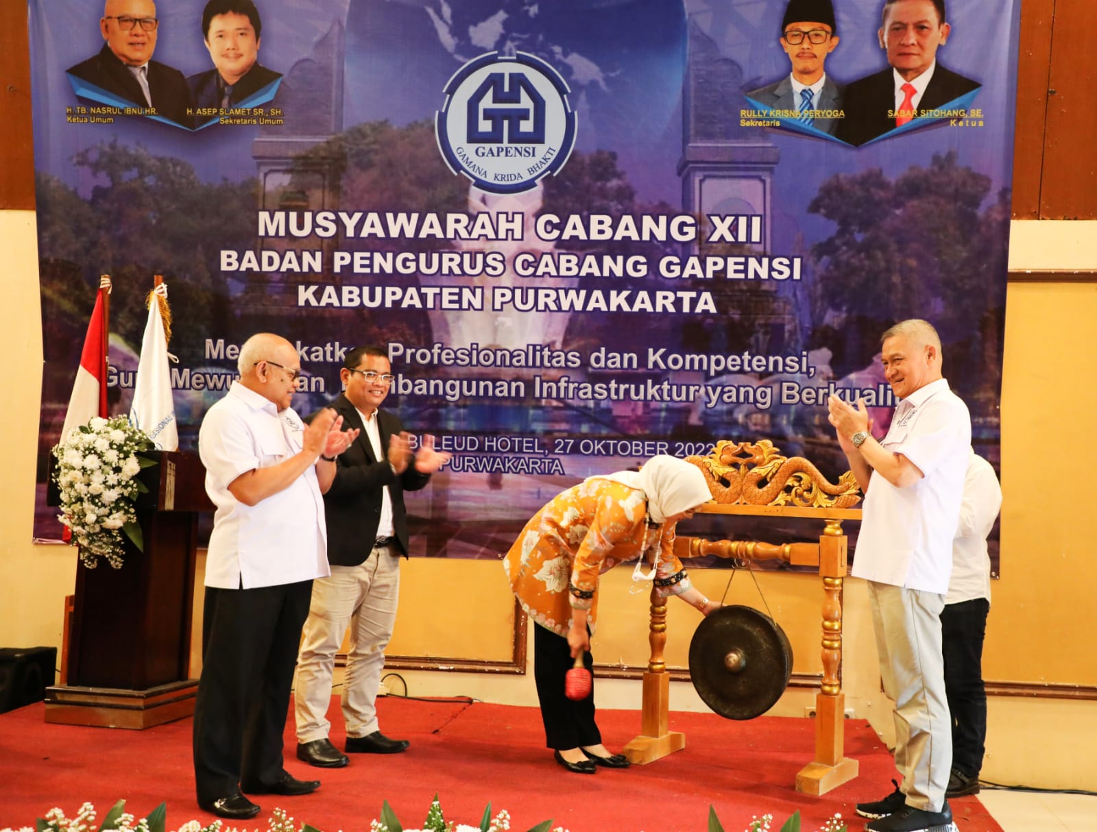 Buka Muscab XII Gapensi Purwakarta, Bupati Purwakarta: Kita Siap Bermitra Secara Profesional 