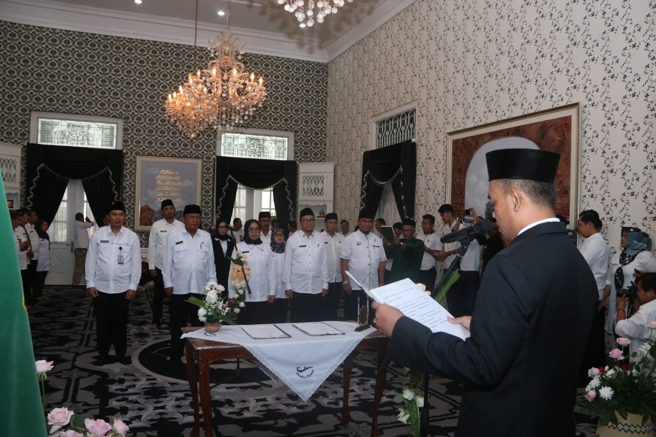 Wabup Aming Lantik Sekda Purwakarta & 12 Pejabat Eseleon II Hasil Lelang Jabatan